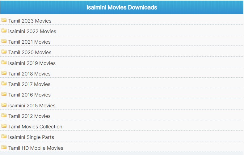 Tamil HD Movies Download Isaimini 